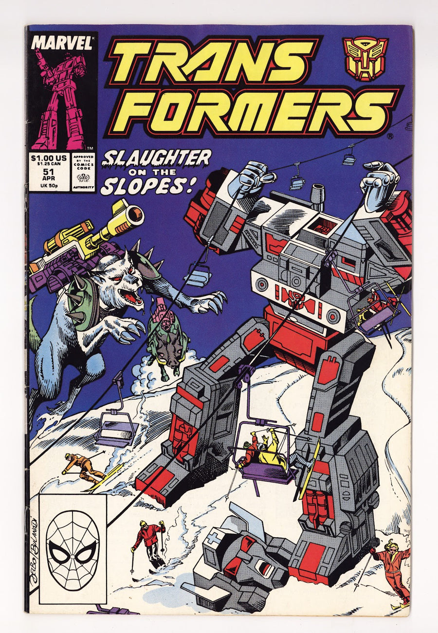 The Transformers Vol 1 51  VF/NM (9.0)   (1989)     