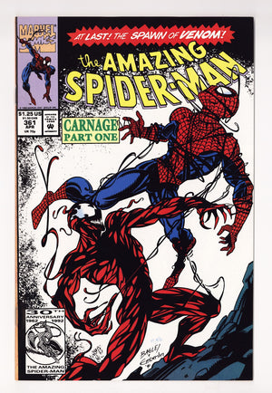 The Amazing Spider-Man Vol 1 361  NM- (9.2)   (1992)