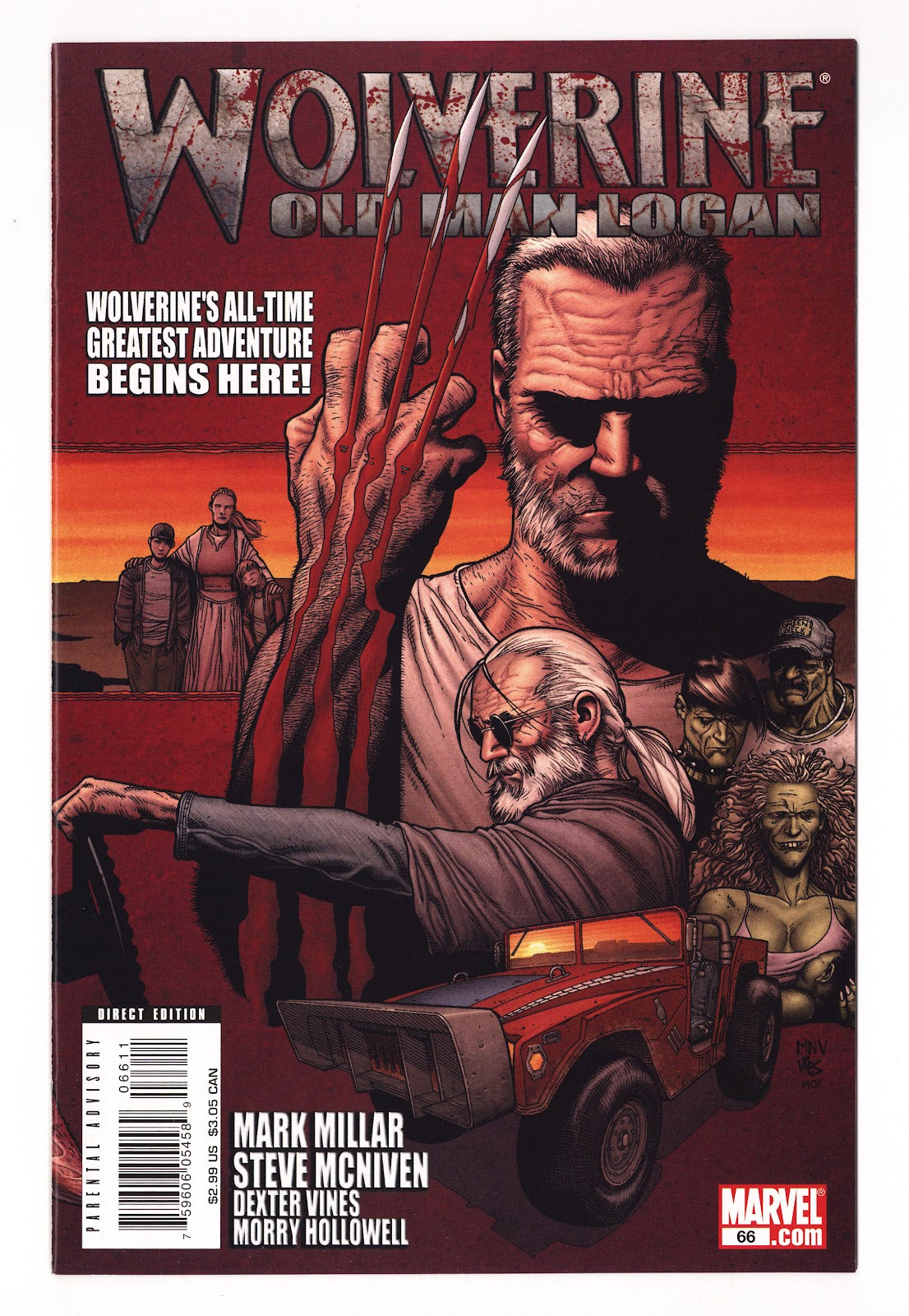 Wolverine Vol 3 66  VF/NM (9.0)   (2008) McNiven McNiven    