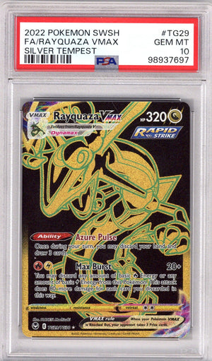 Pokemon Silver Tempest Rayquaza Vmax PSA 10 (2022)