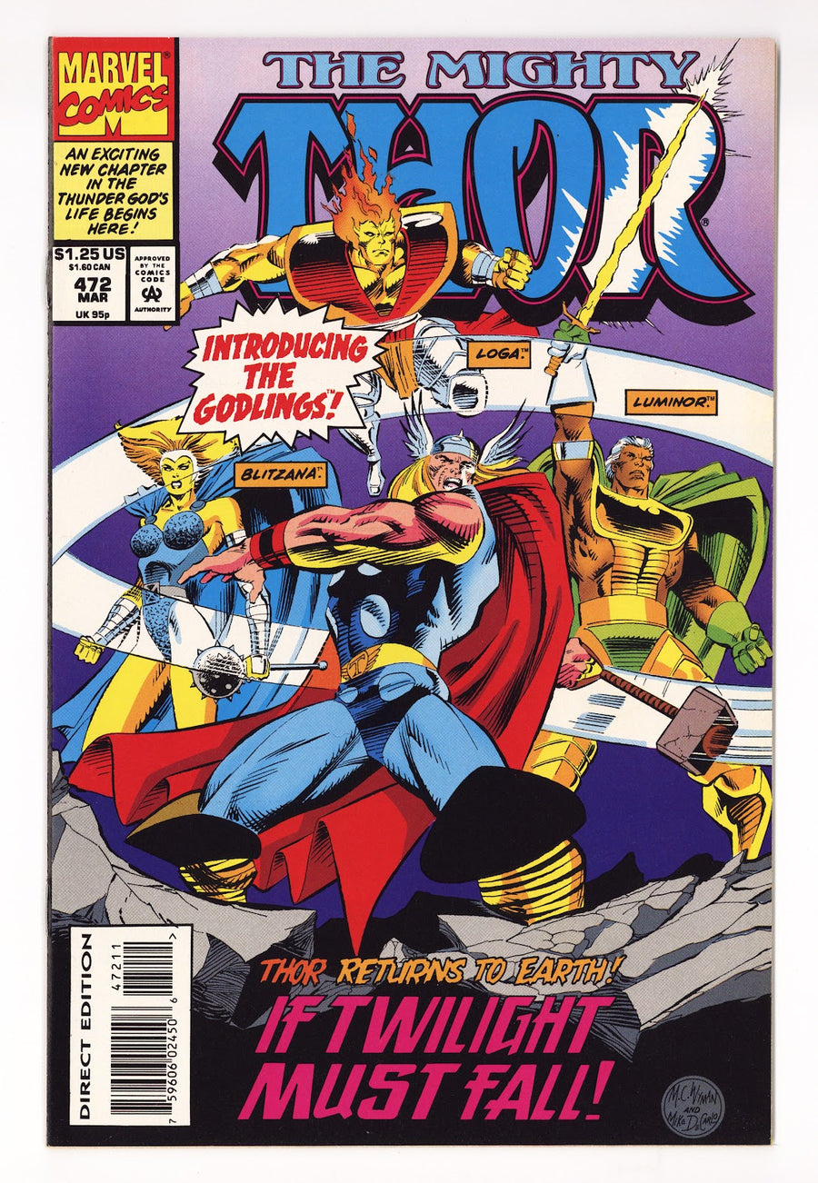 Thor Vol 1 472  High Grade   (1994)