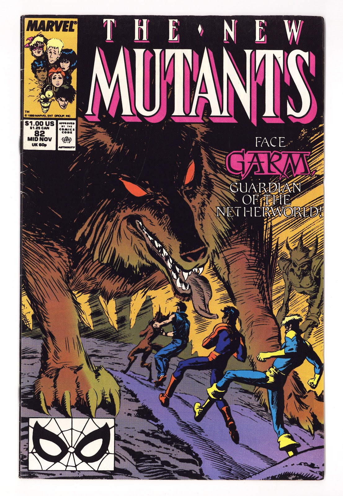 The New Mutants Vol 1 82 Mid Grade (1989) 