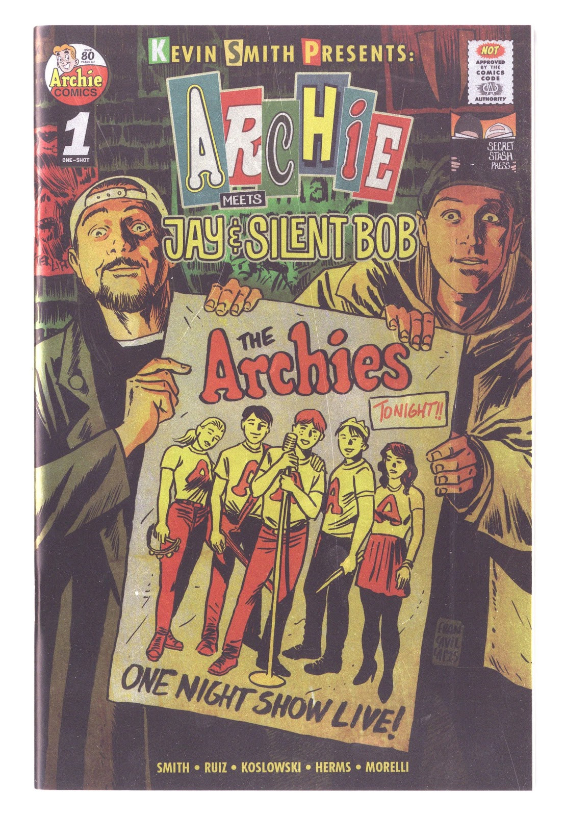 Archie Meets Jay & Silent Bob 1 High Grade (2025) Francavilla Foil Variant 