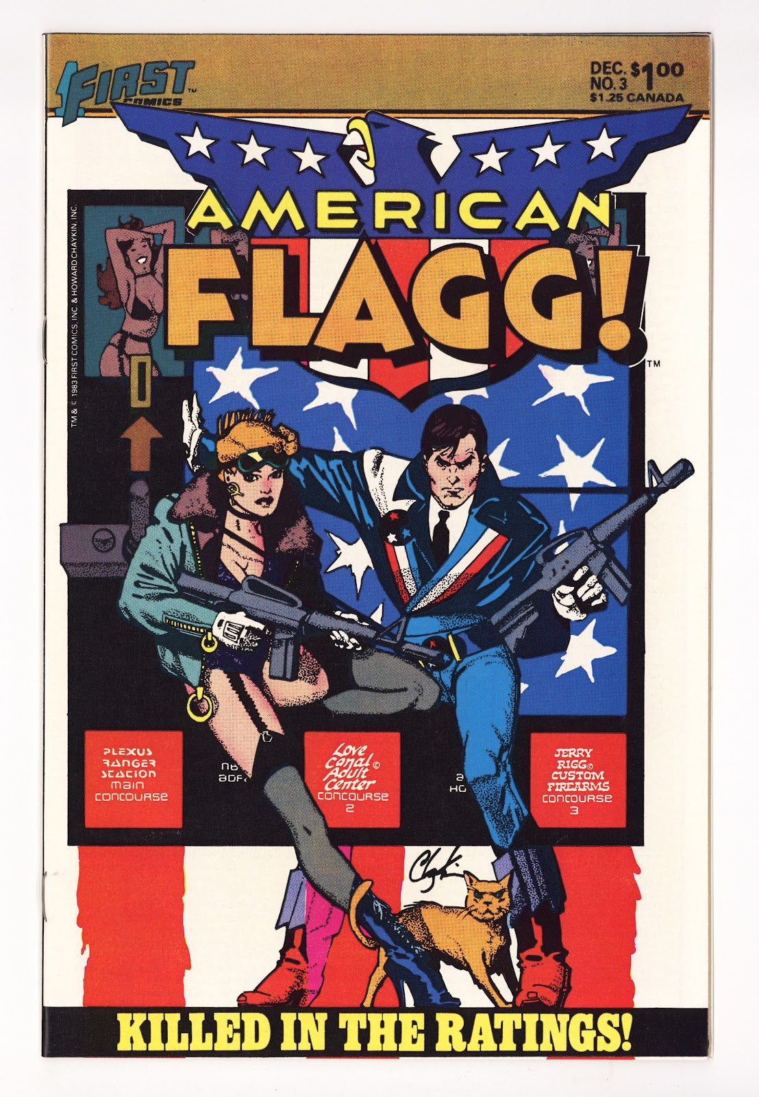 American Flagg! Vol 1 3 High Grade (1983) 