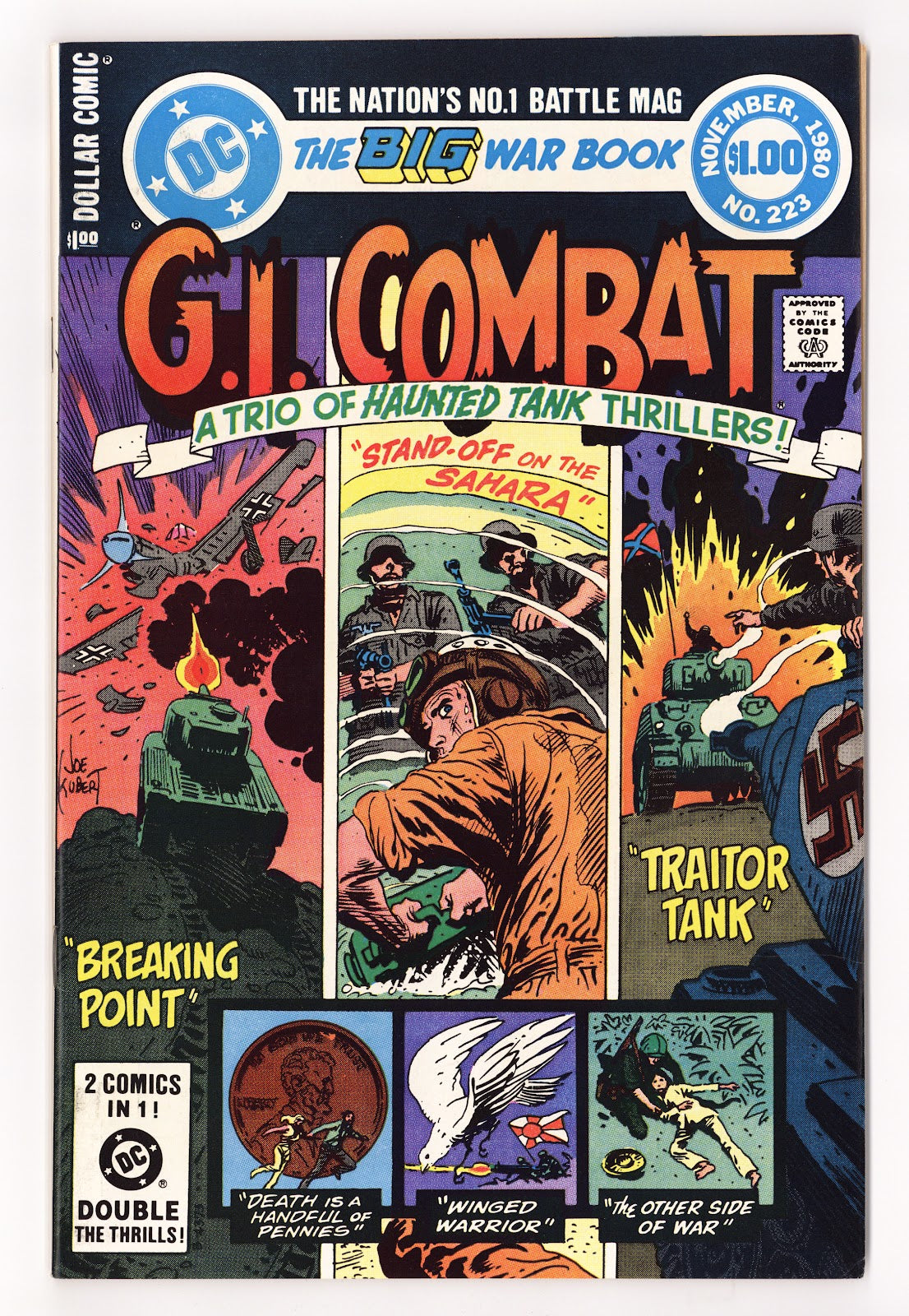 G.I. Combat Vol 1 223 NM- (9.2) (1980) 