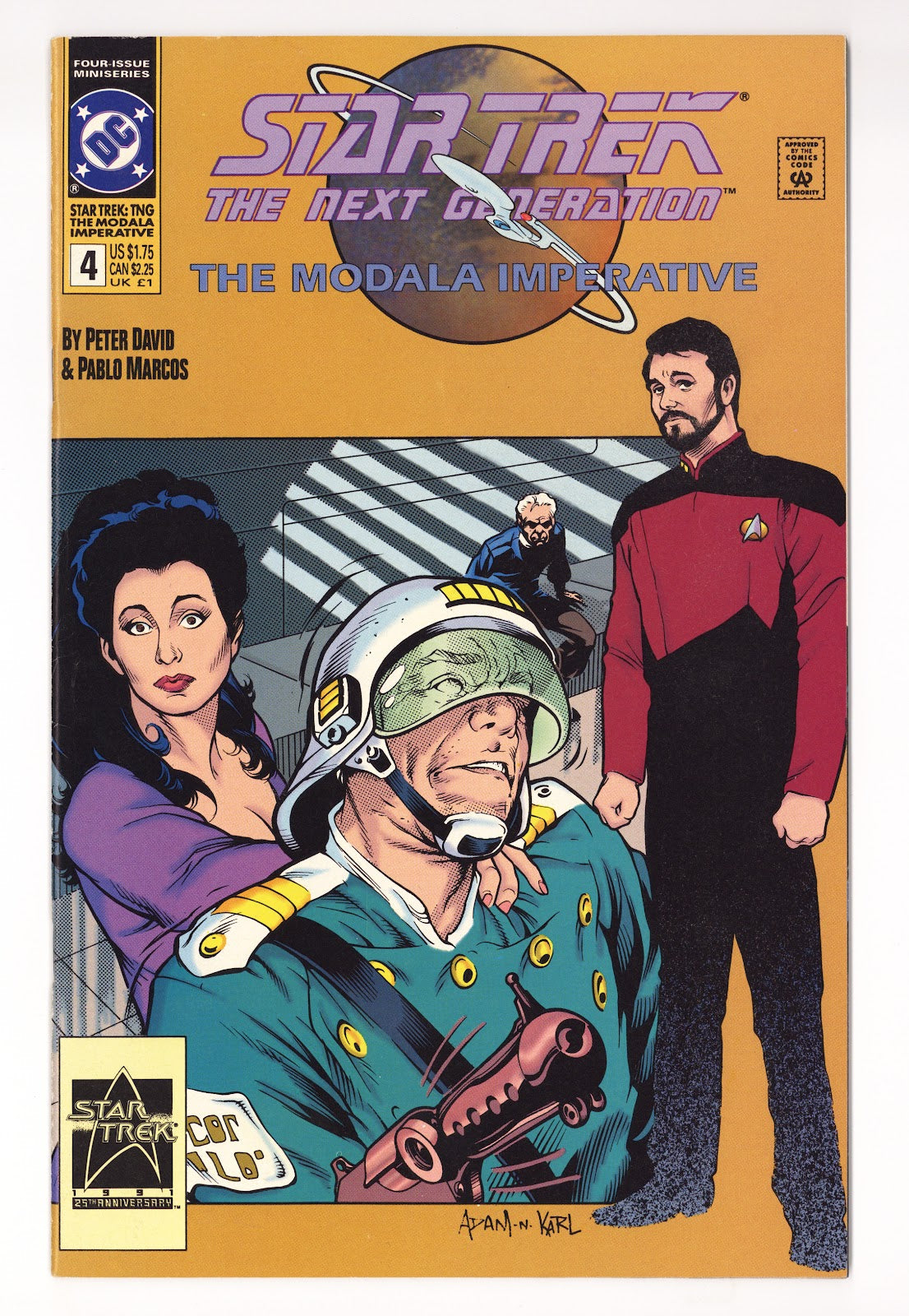 Star Trek: The Next Generation - The Modala Imperative   4  Mid Grade   (1991)