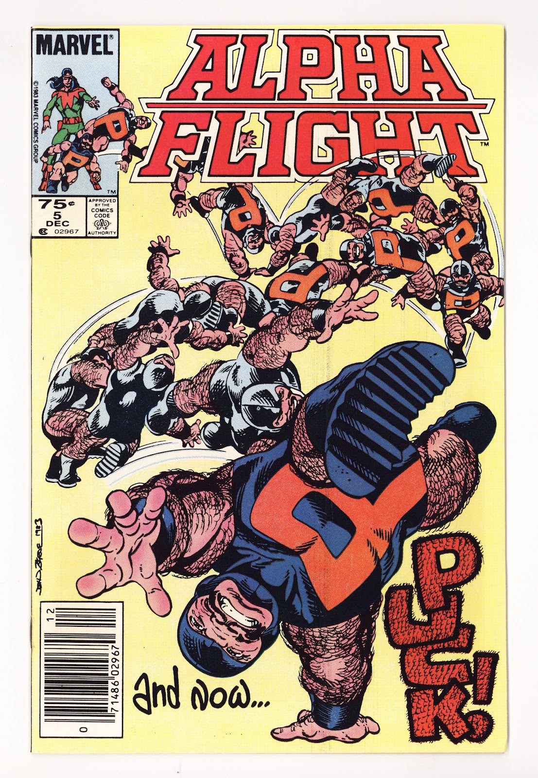 Alpha Flight Vol 1 5 VF (8.0) (1983) Canadian Price Variant 