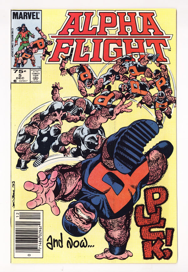 Alpha Flight Vol 1 5 VF (8.0) (1983) Canadian Price Variant