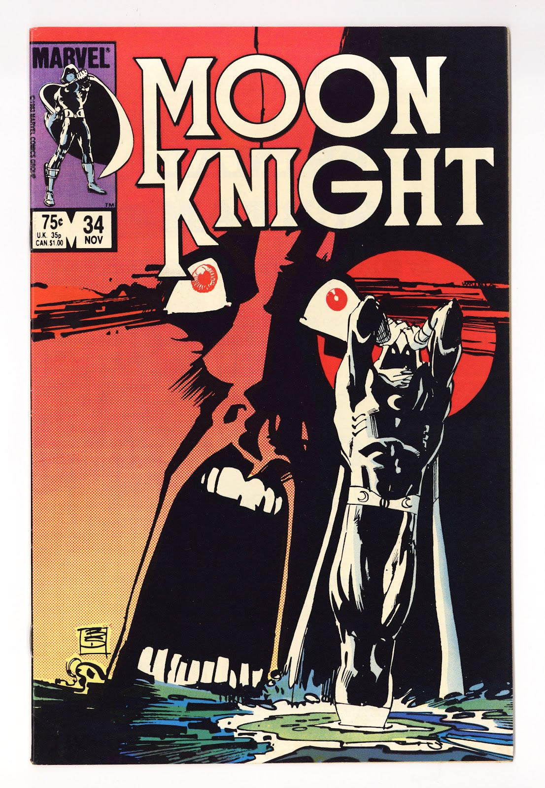 Moon Knight Vol 1 34 Mid Grade (1983) 