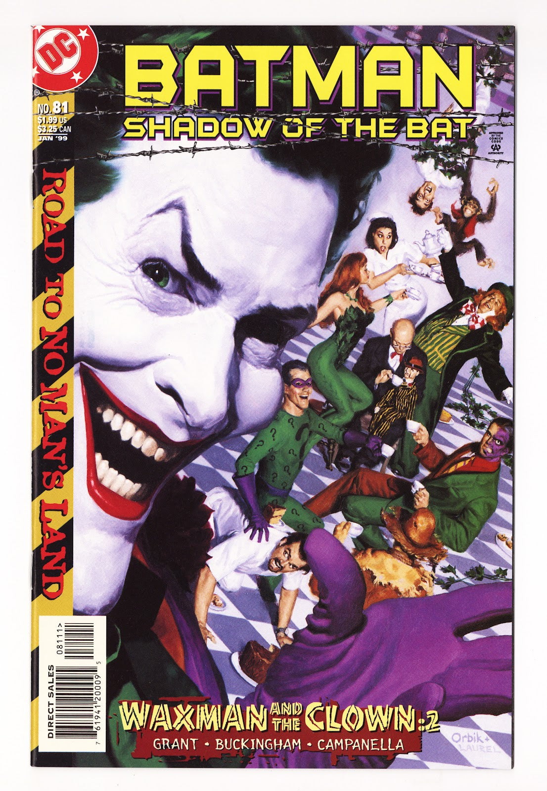 Batman: Shadow of the Bat   81  High Grade   (1999)   Direct Sales  