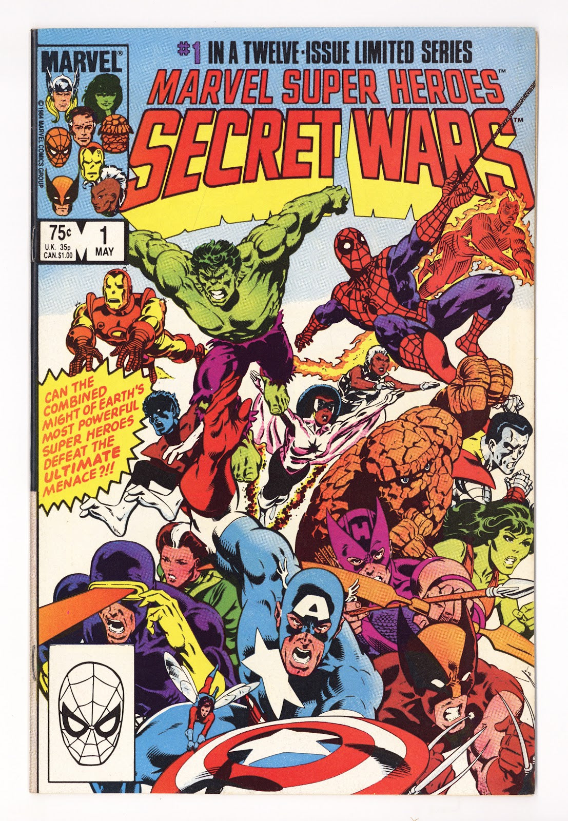 Marvel Super-Heroes Secret Wars 1 VF/NM (9.0) (1984) 