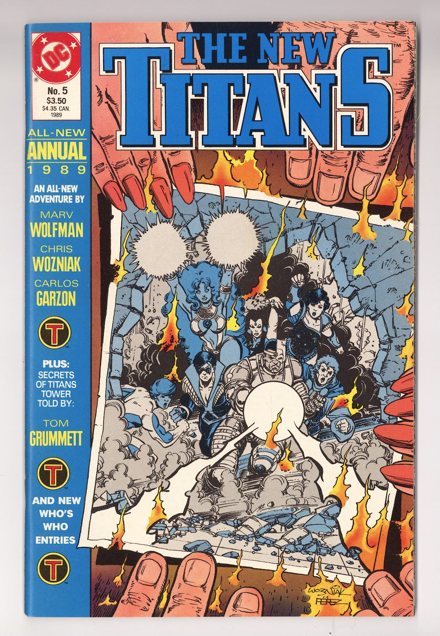 The New Titans Annual 5 High Grade (1989) 