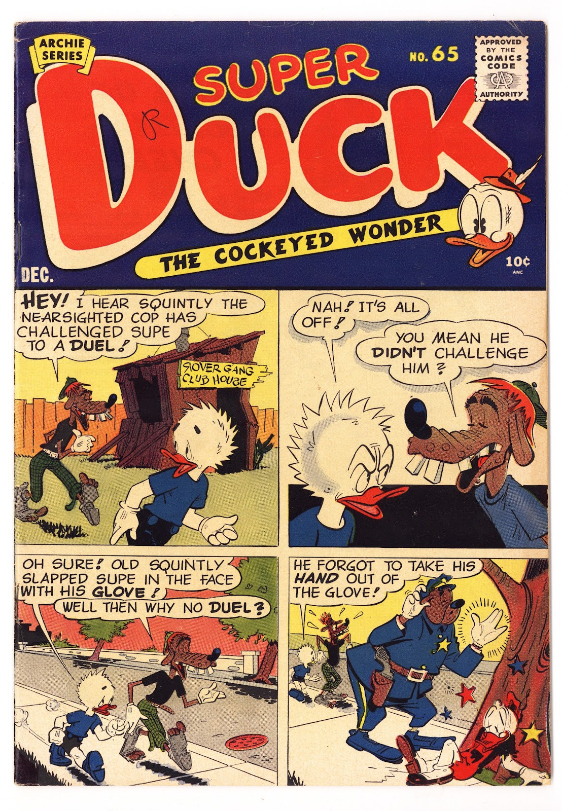 Super Duck Comics Vol 1 65  FN/VF (7.0)   (1955)