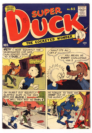 Super Duck Comics Vol 1 65  FN/VF (7.0)   (1955)