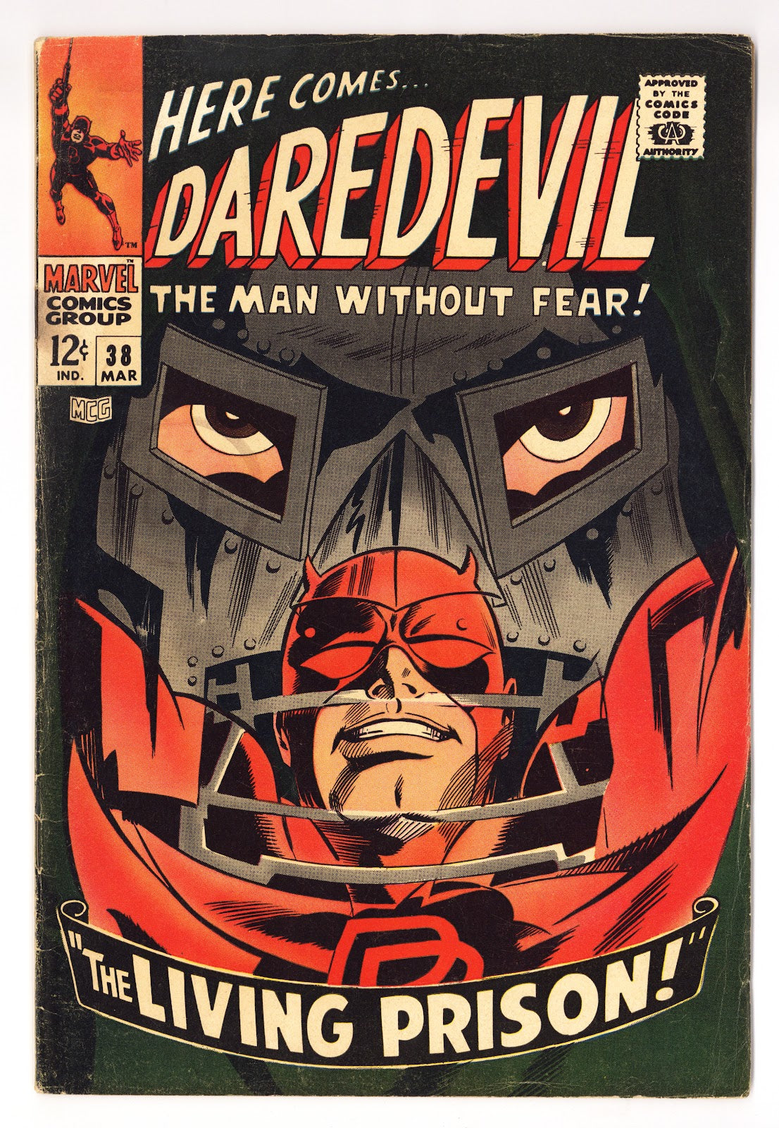 Daredevil Vol 1 38  VG- (3.5)   (1968)