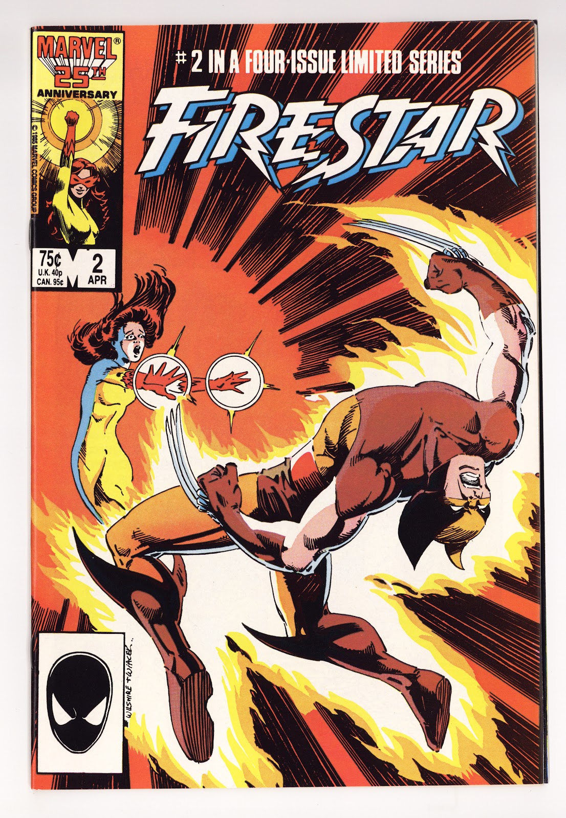 Firestar Vol 1 2  High Grade   (1986)