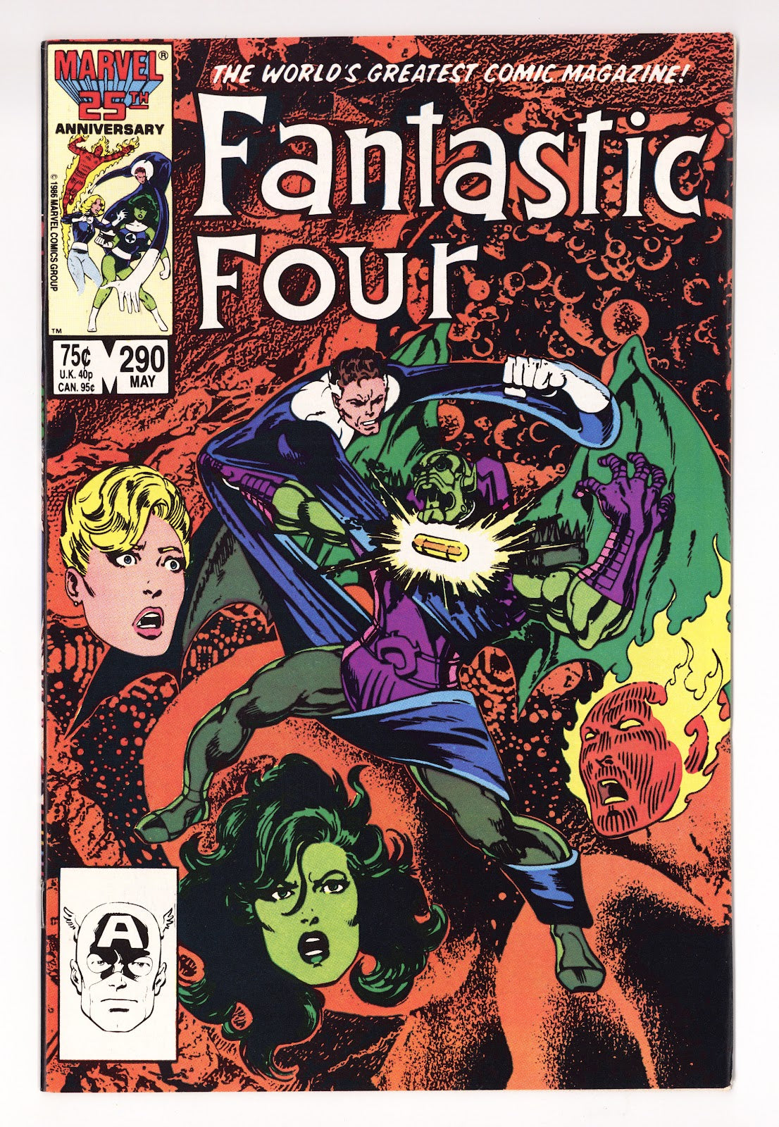 Fantastic Four Vol 1 290 Mid Grade (1986) 