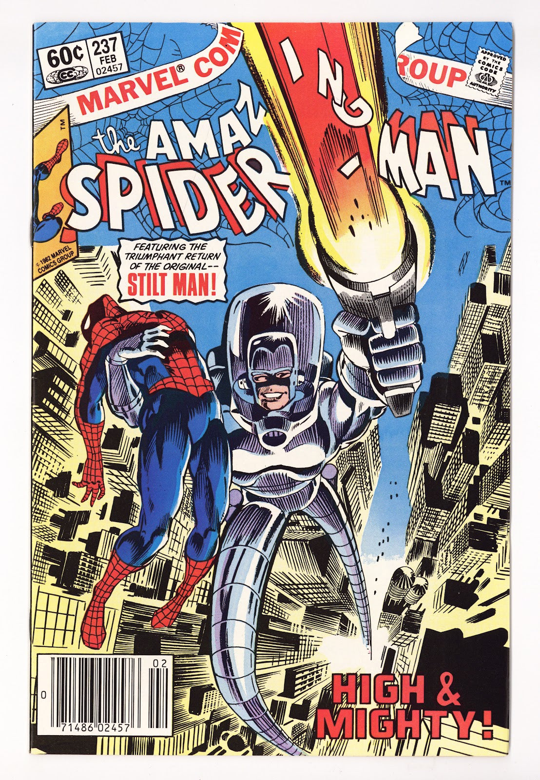 The Amazing Spider-Man Vol 1 237 VF (8.0) (1983) Newsstand 