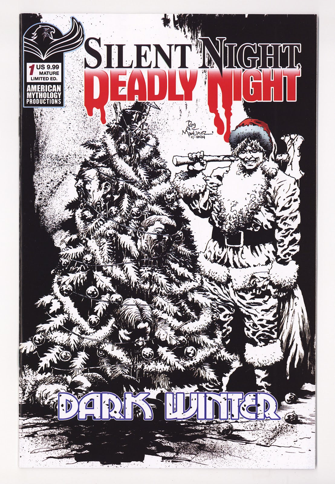 Silent Night Deadly Night Dark Winter 1 Martinez B&W Variant (2026)