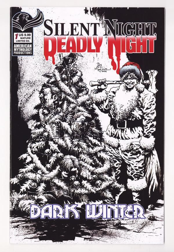 Silent Night Deadly Night Dark Winter 1 Martinez B&W Variant (2026)