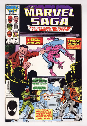 The Marvel Saga the Official History of the Marvel Universe 7 High Grade (1986) Direct