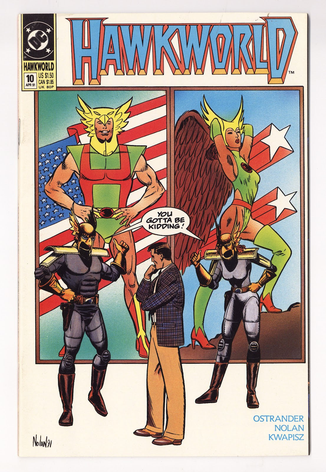 Hawkworld Vol 2 10  Mid Grade   (1991)     