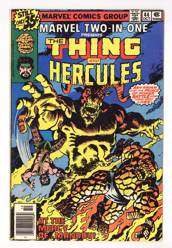Marvel Two-in-One Vol 1 44  Very Low Grade   (1978)