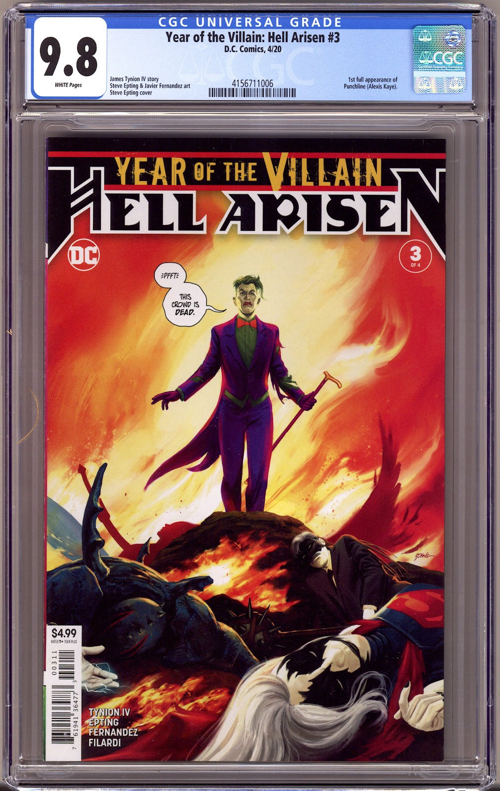 Year of the Villain: Hell Arisen 3 CGC 9.8 (NM/M) (2020) 