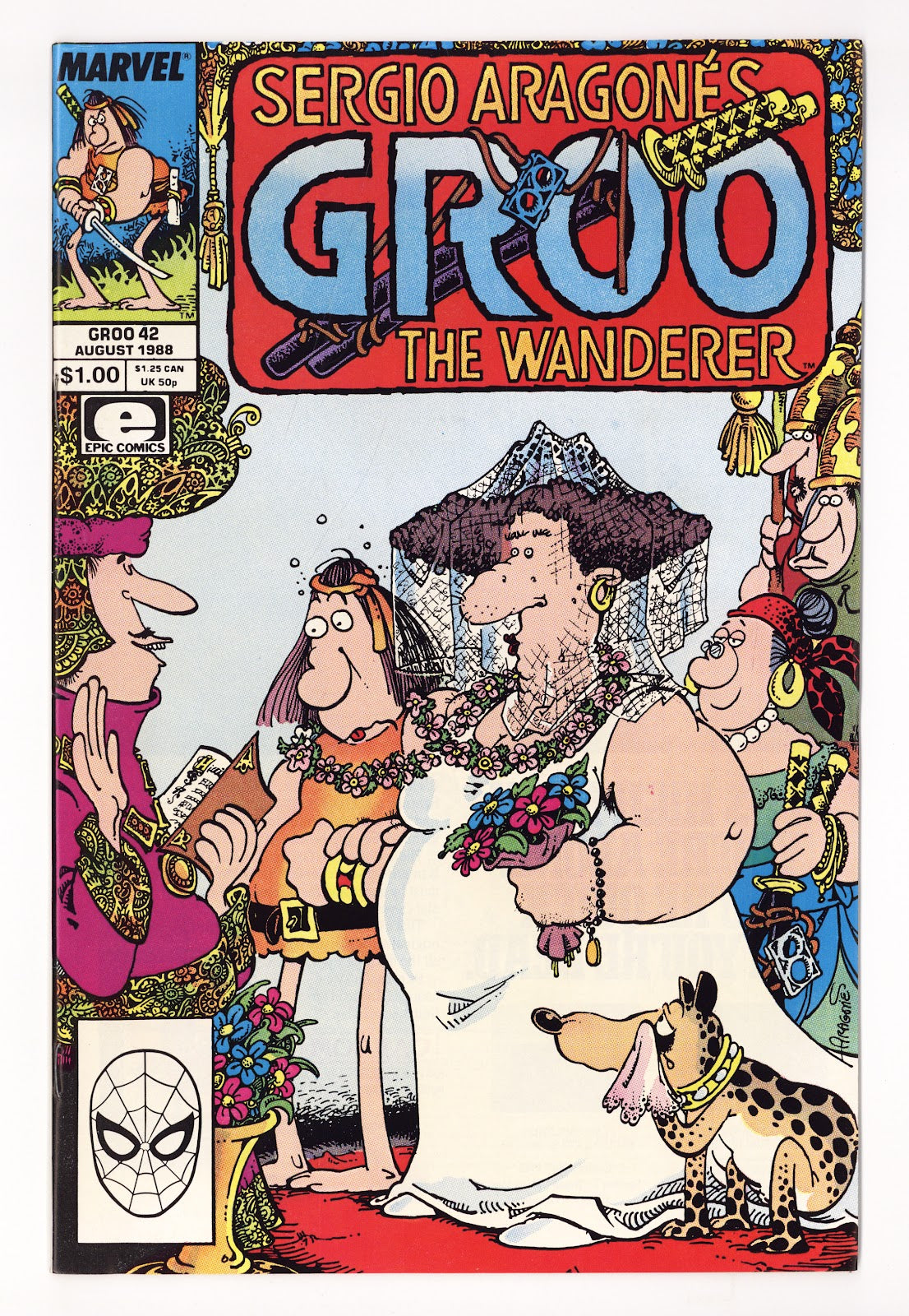 Sergio Aragones Groo the Wanderer Vol 2 42  High Grade   (1988)   Direct  