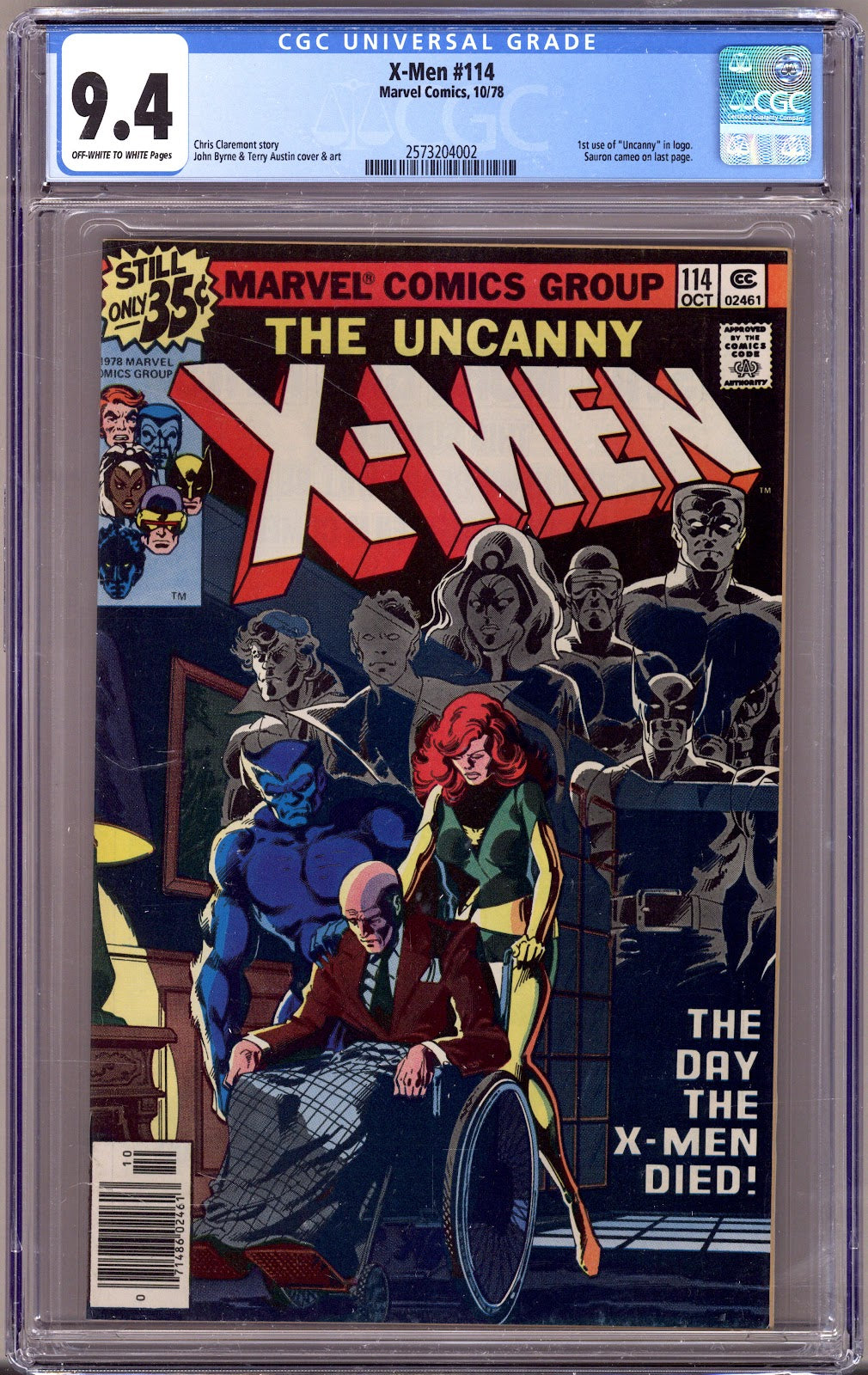 The X-Men Vol 1 114 CGC 9.4 (NM) (1978) 