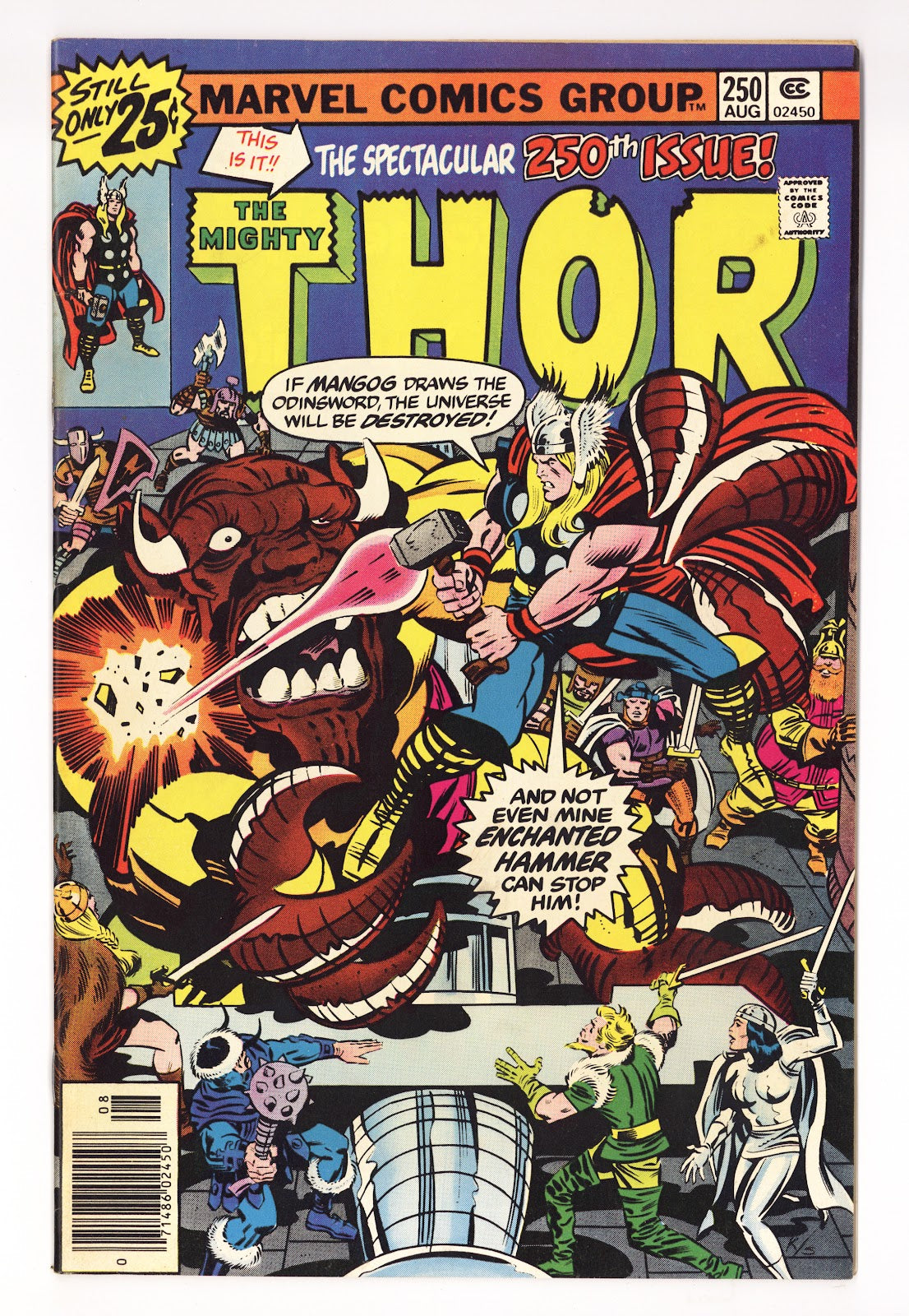 Thor Vol 1 250  Mid Grade   (1976)   25¢  