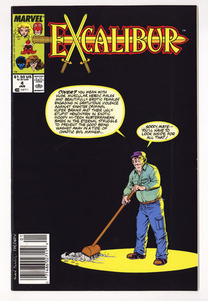 Excalibur Vol 1 4 High Grade (1988) Newsstand