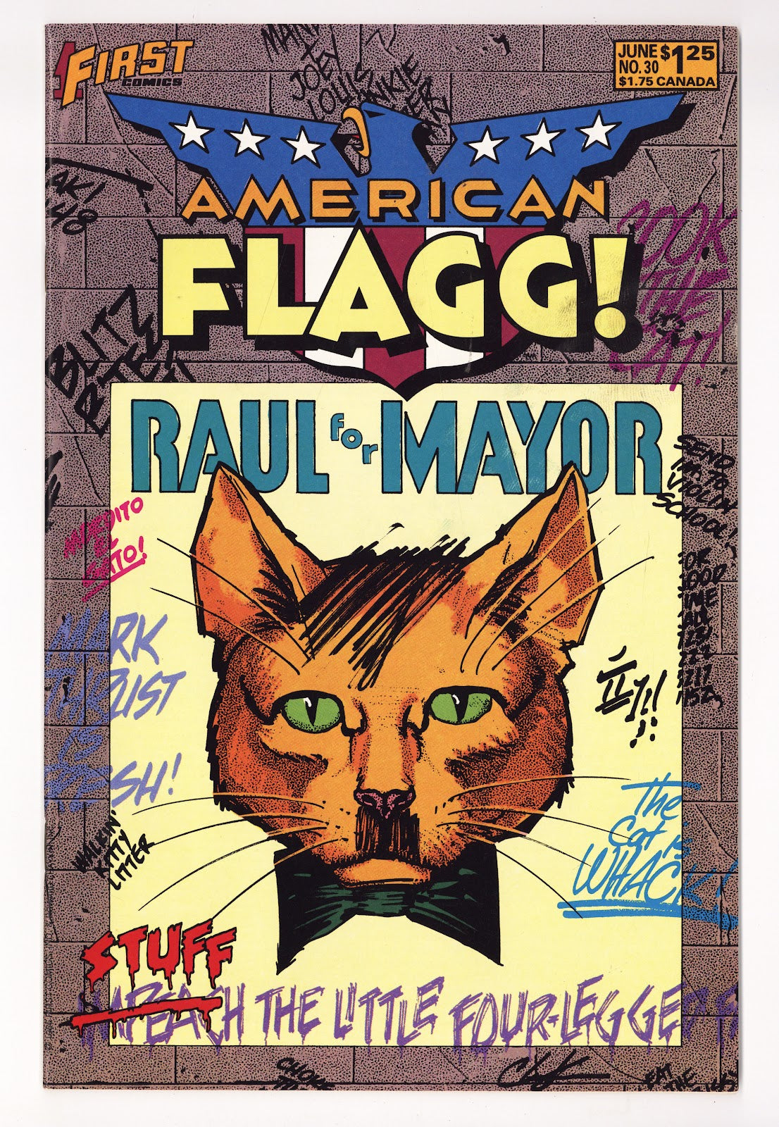 American Flagg! Vol 1 30  High Grade   (1986)     
