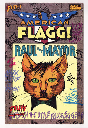 American Flagg! Vol 1 30  High Grade   (1986)