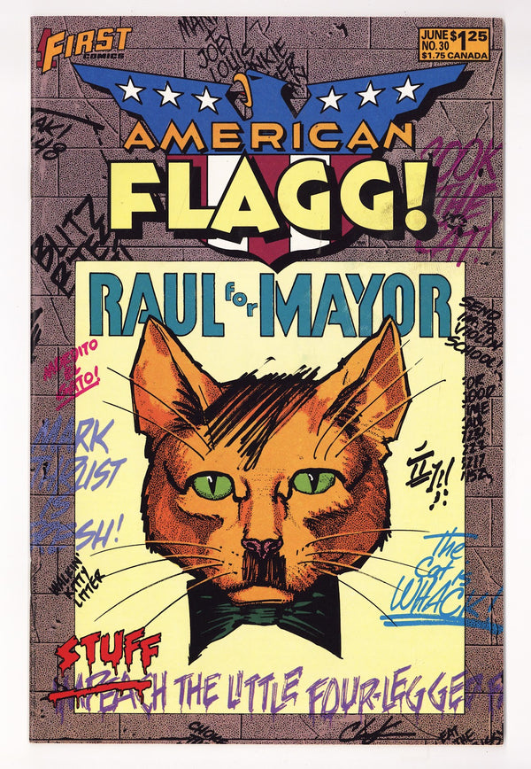 American Flagg! Vol 1 30 High Grade (1986)