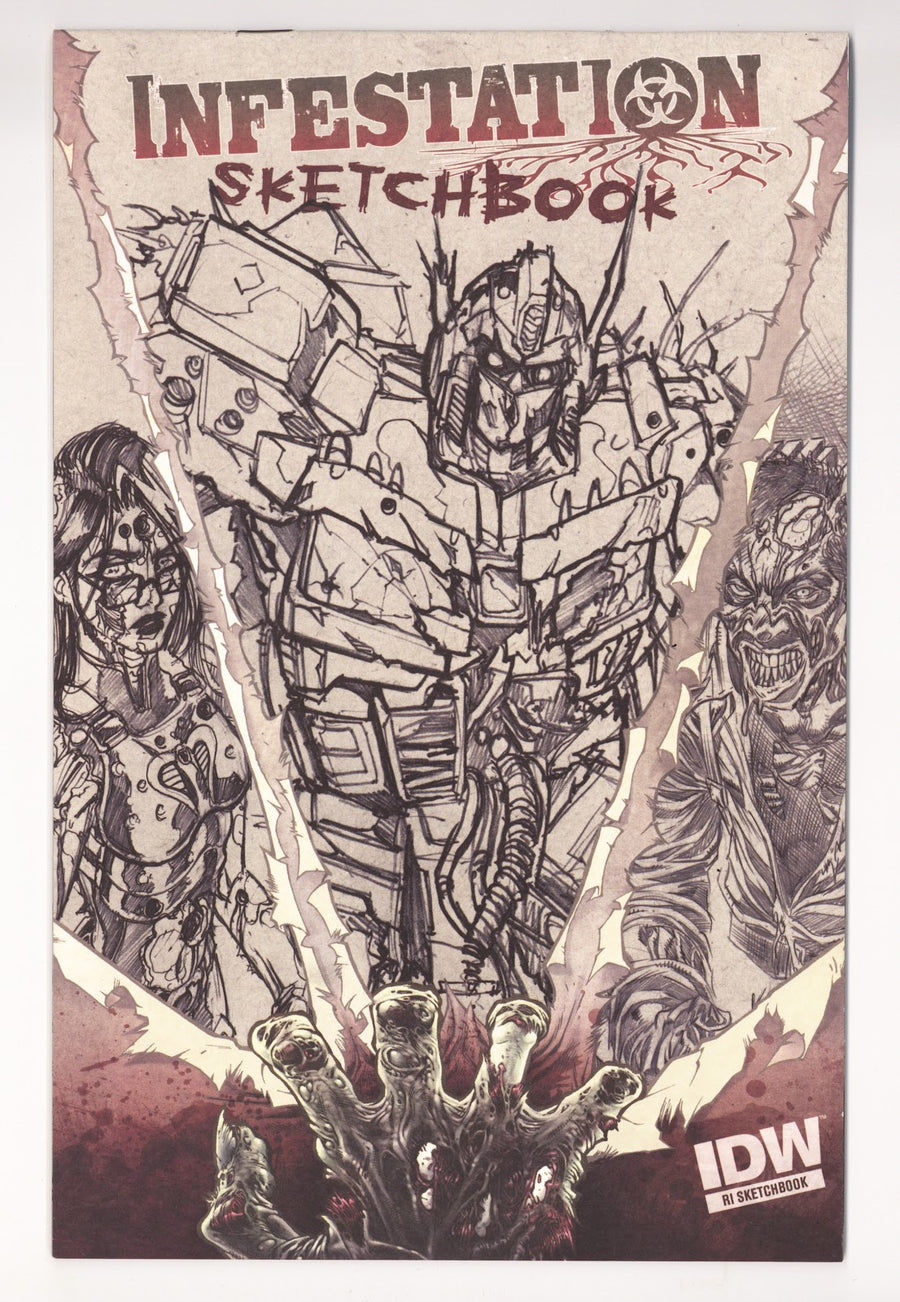 Infestation Sketchbook   [nn]  High Grade   (2011) Prime   Variant