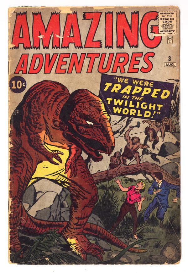 Amazing Adventures Vol 1 3 PR (0.5) Spine Split (1961)