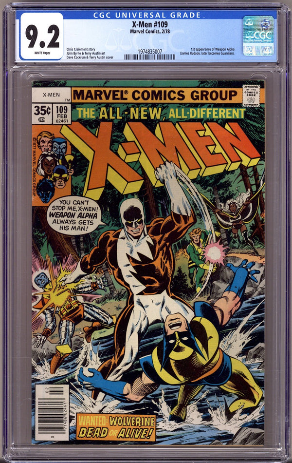 The X-Men Vol 1 109 CGC 9.2 (NM-) (1978)