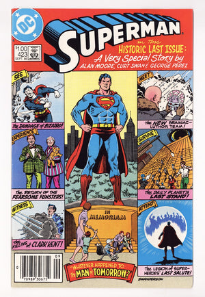 Superman Vol 1 423 VF/NM (9.0) (1986) Canadian Price Variant