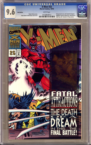 X-Men Vol 1 25 CGC 9.6 (NM+) (1993) Gold Edition
