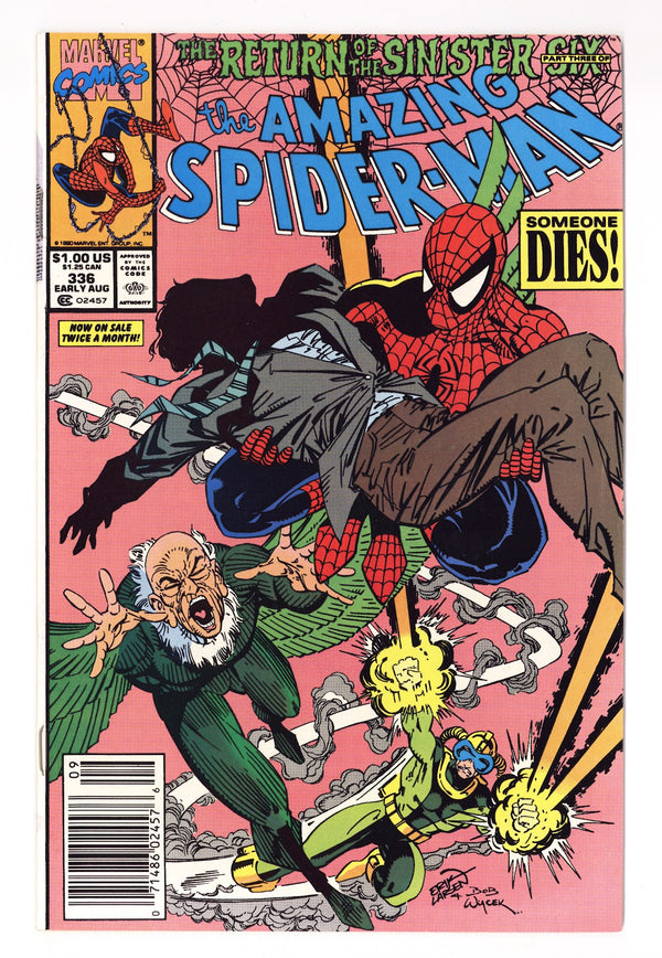 The Amazing Spider-Man Vol 1 336 Mid Grade (1990) Newsstand