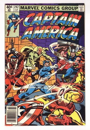 Captain America Vol 1 242  Mid Grade   (1980)