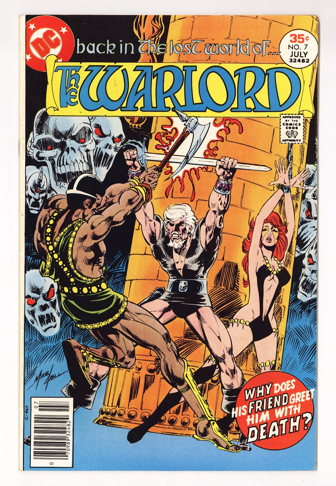 Warlord Vol 1 7  Mid Grade   (1977)     