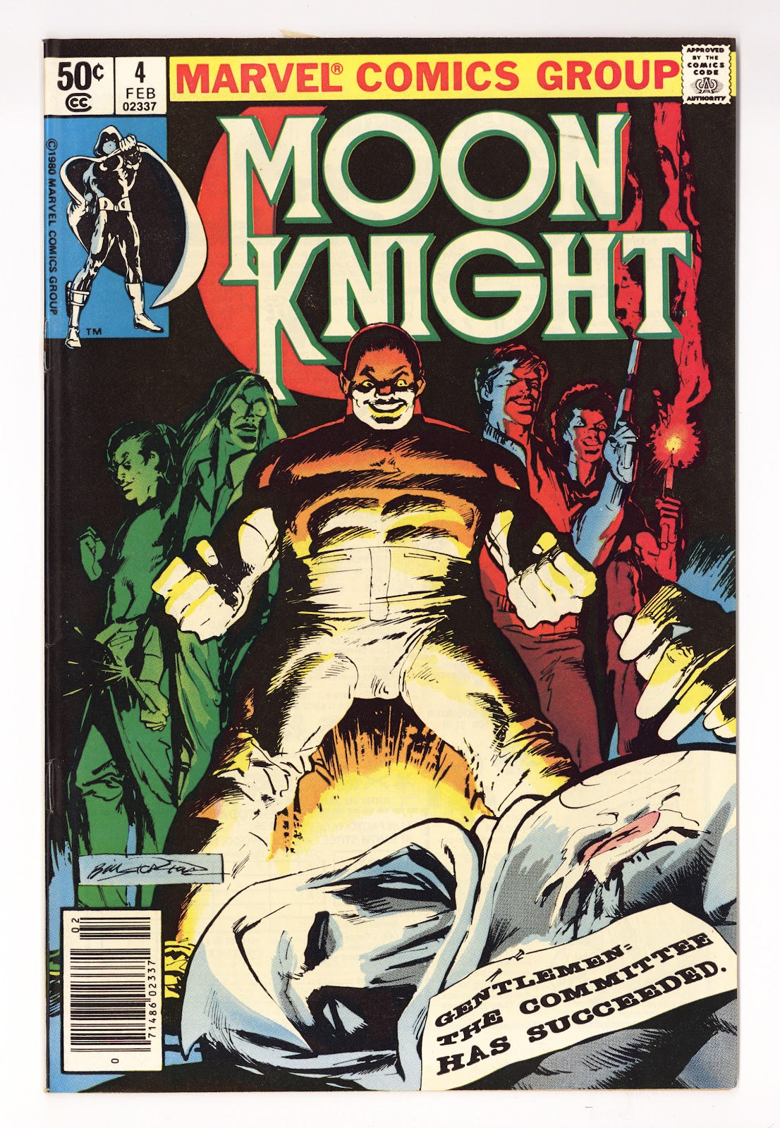 Moon Knight Vol 1 4 Mid Grade (1981) Newsstand 