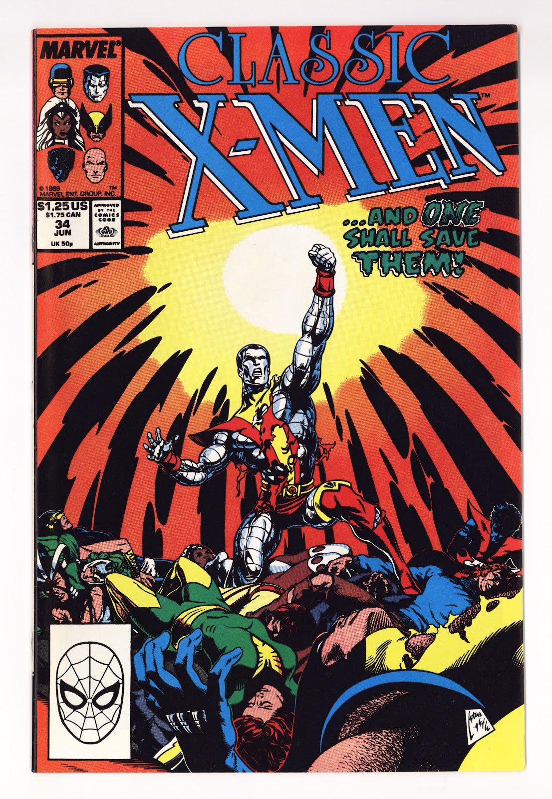 Classic X-Men 34 High Grade (1989) Direct 