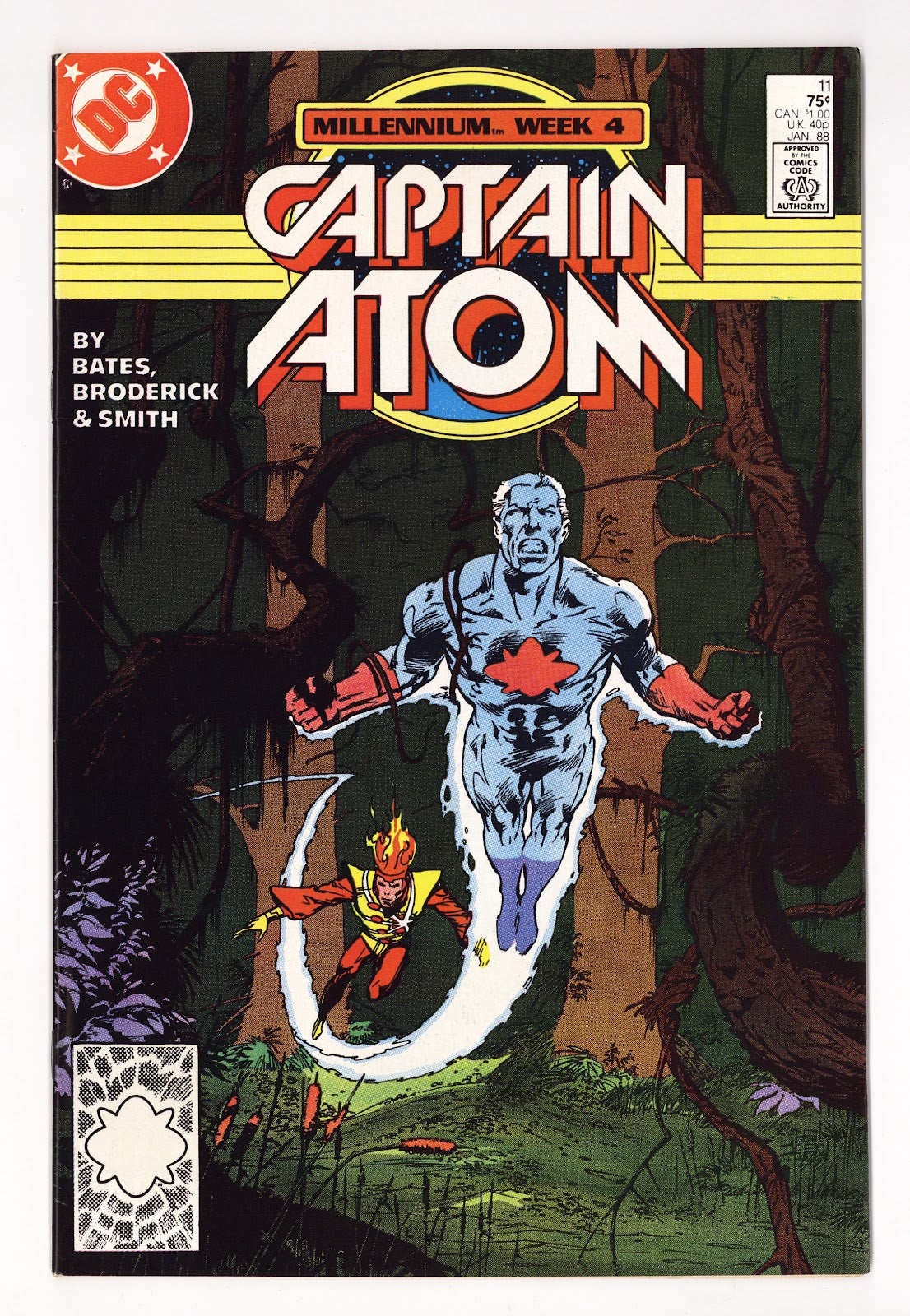 Captain Atom Vol 3 11  High Grade   (1988)     