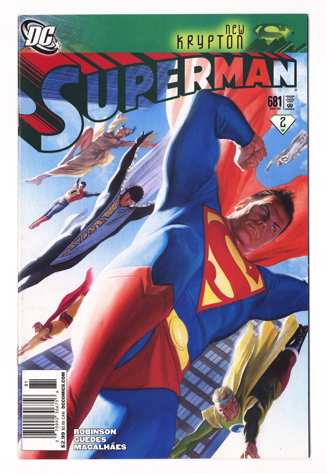 Superman Vol 1 681  High Grade   (2008)   Newsstand  
