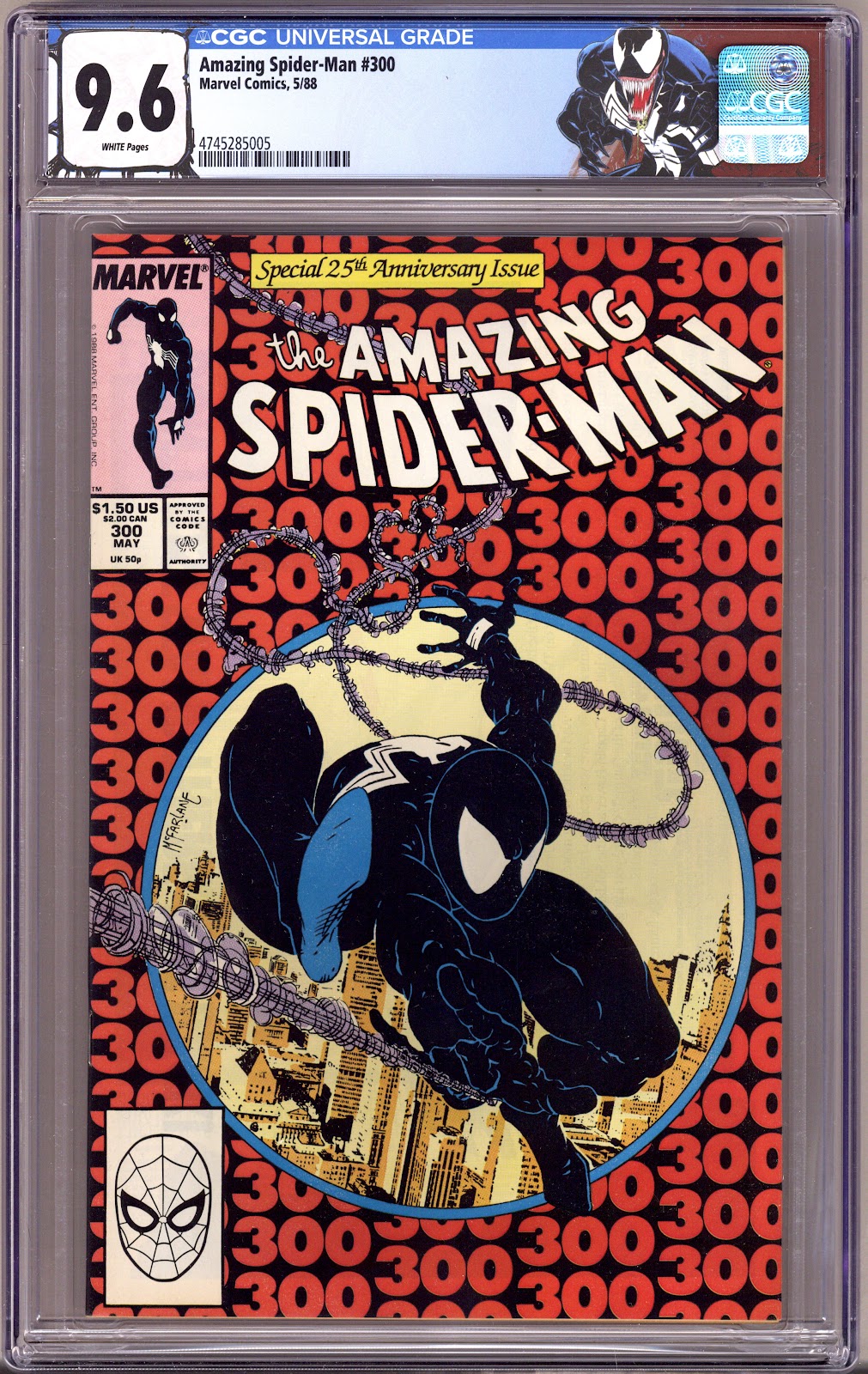 The Amazing Spider-Man Vol 1 300 CGC 9.6 (NM+)   (1988)