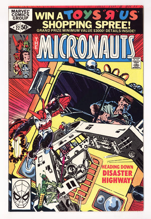 Micronauts Vol 1 22  High Grade   (1980)