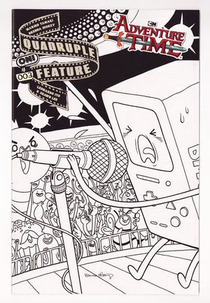Adventure Time Quadruple Feature  3 Hickey  B&W Incentive NM- (9.2) NM- (9.2) (2026)